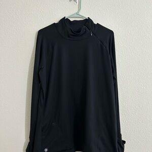 Athleta Black Performance Long Sleeve Pullover